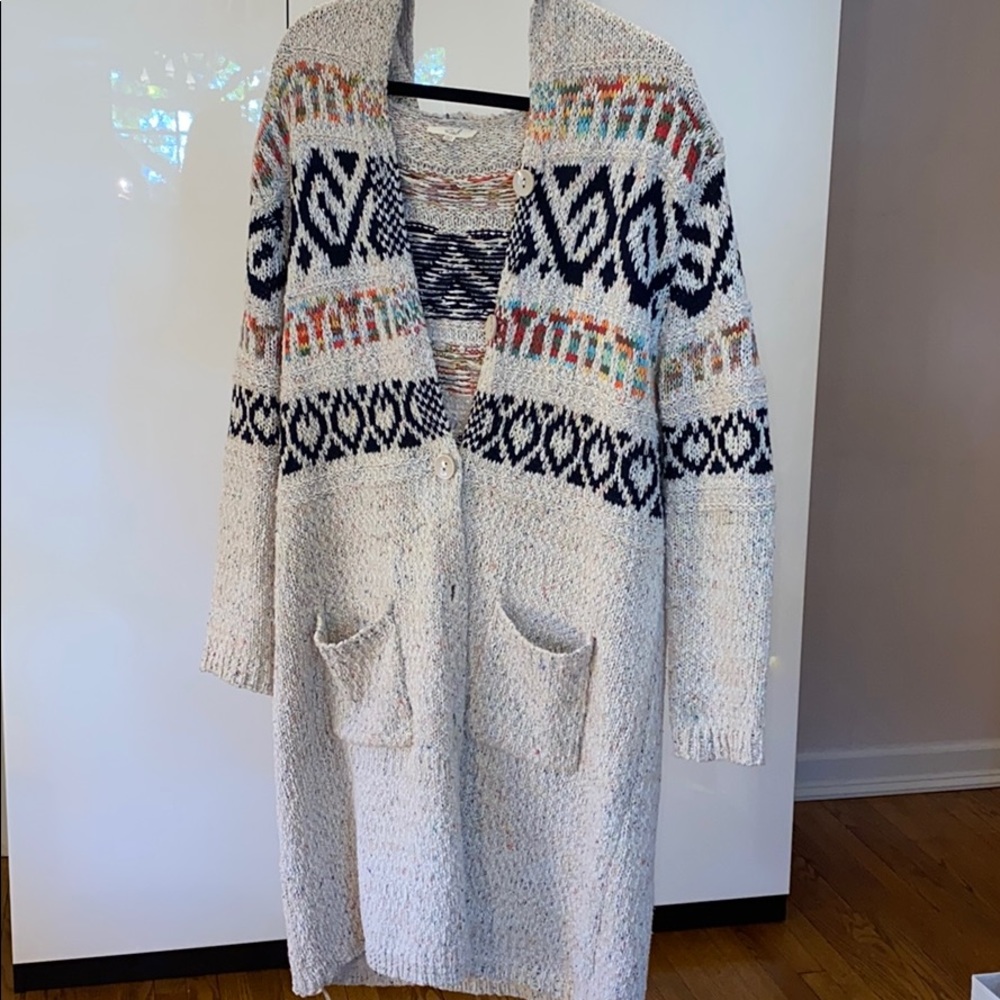 Easel Longline Cardigan M/L